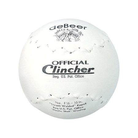 Vintage DeBeer Official Clincher Softball 16 Double Header